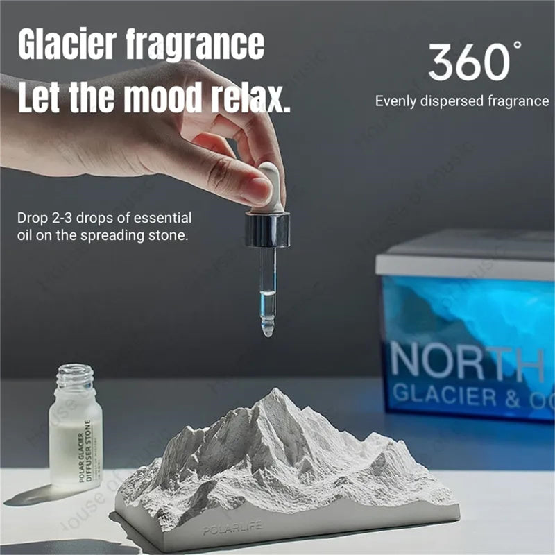 3-in-1 Night Light Bluetooth Speaker With Glacier Design
