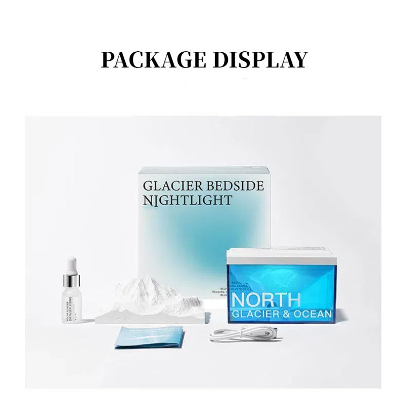 3-in-1 Night Light Bluetooth Speaker With Glacier Design