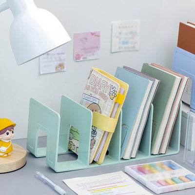 Desk Book Organizer With Four Spacious Compartments For Office
