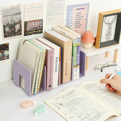 Desk Book Organizer With Four Spacious Compartments For Office