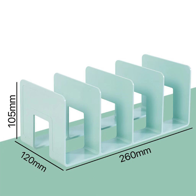 Desk Book Organizer With Four Spacious Compartments For Office