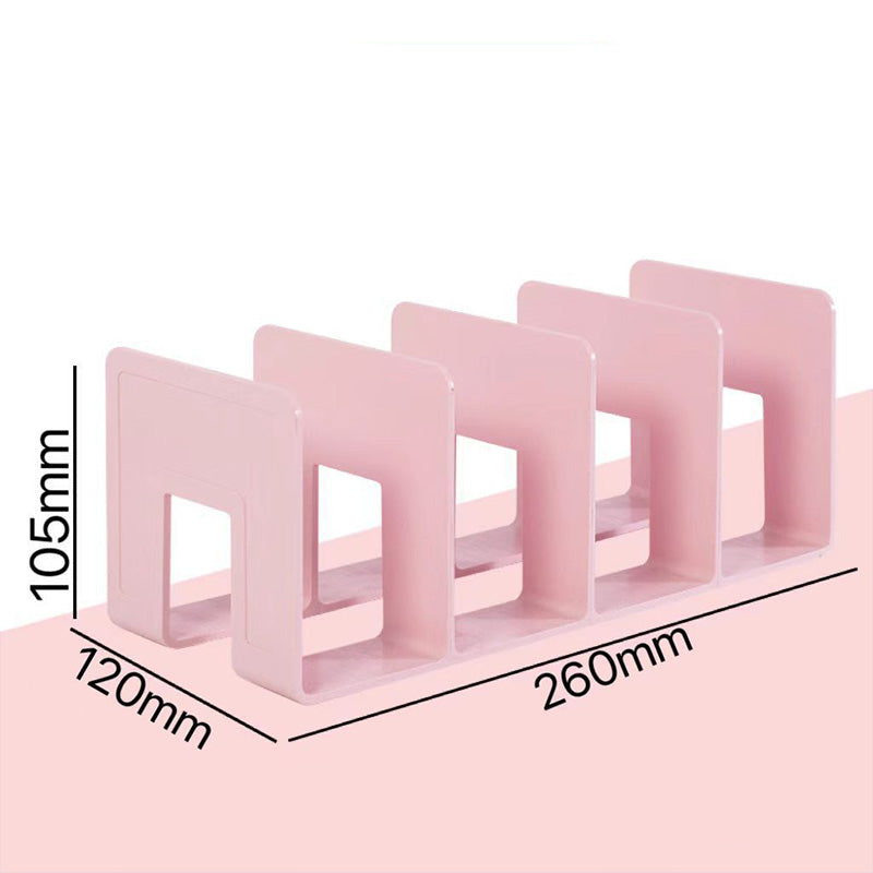 Desk Book Organizer With Four Spacious Compartments For Office