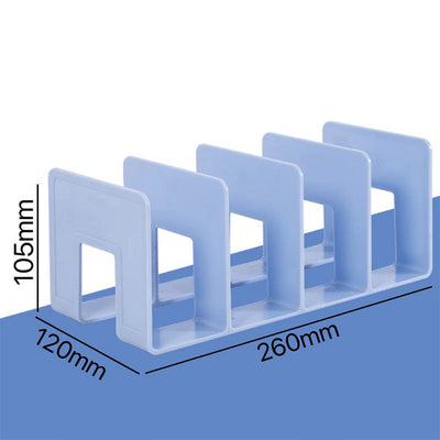 Desk Book Organizer With Four Spacious Compartments For Office