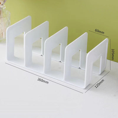 Desk Book Organizer With Four Spacious Compartments For Office