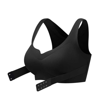 Women's Posture Bra Front Closure Seamless Back Support Bra