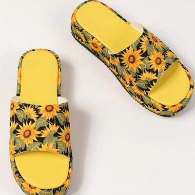 Platform Slippers Non Slip Sweat Absorbing Comfortable Soft Sole