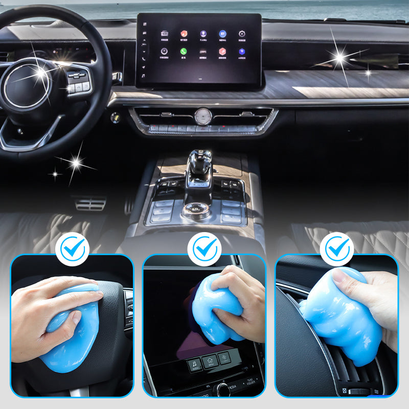 Universal Sticky Cleaning Gel Washable Reusable For Dust And Dirt Removal