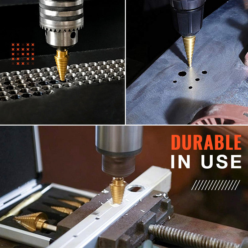 Titanium Coated Drill Bit Set 6 Pieces Durable Precision Tools