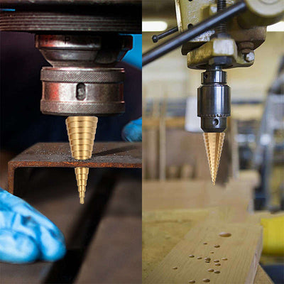 Titanium Coated Drill Bit Set 6 Pieces Durable Precision Tools