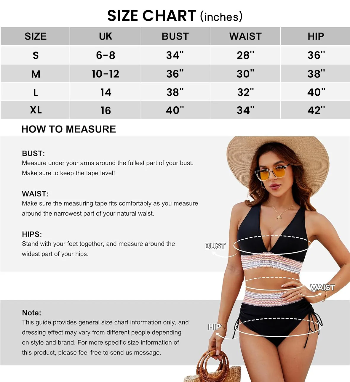 High Waisted Tummy Control Bikini Color Block Two Piece Set