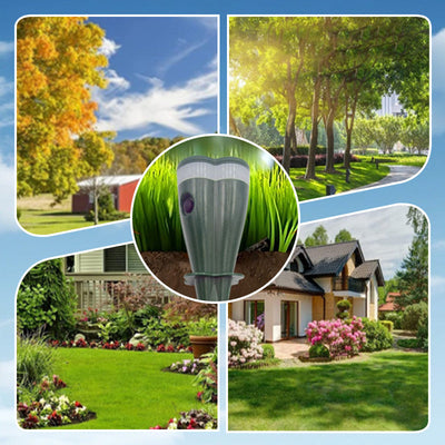 Solar Powered Mole Repellent Waterproof Outdoor Garden Pest Control