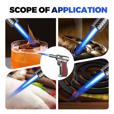 Portable Torch Lighter Windproof Refillable Multi Use Compact Design