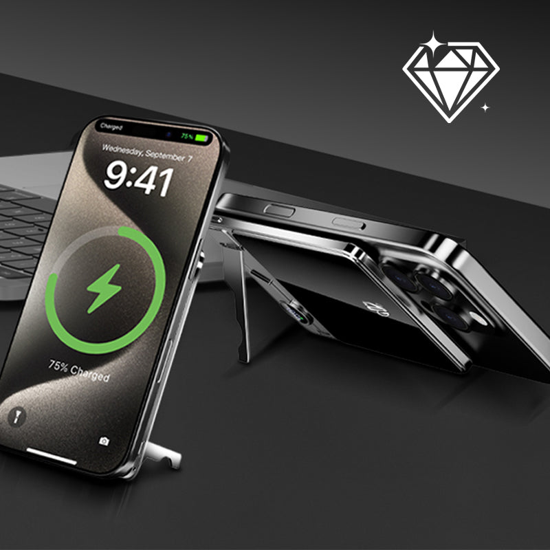 Dual Mode Magnetic Power Bank With Built-in Stand And Fast Charging