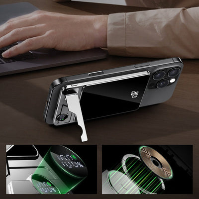 Dual Mode Magnetic Power Bank With Built-in Stand And Fast Charging