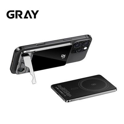 Dual Mode Magnetic Power Bank With Built-in Stand And Fast Charging