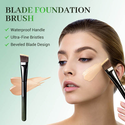 Ultra Thin Flat Head Foundation Brush For Smooth Application