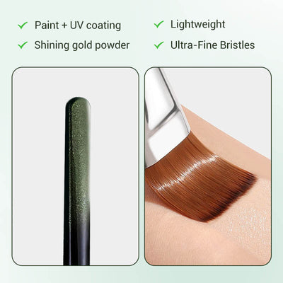 Ultra Thin Flat Head Foundation Brush For Smooth Application