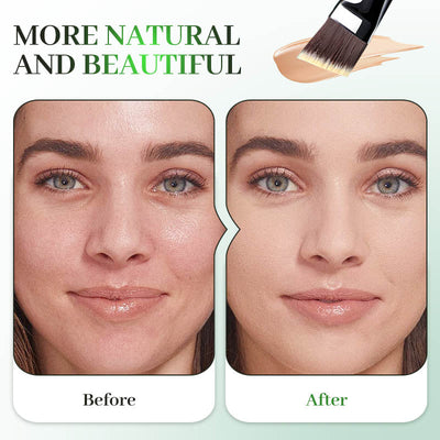 Ultra Thin Flat Head Foundation Brush For Smooth Application