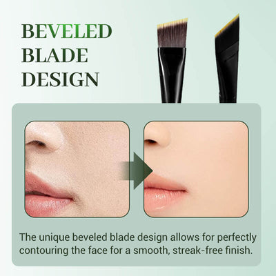 Ultra Thin Flat Head Foundation Brush For Smooth Application