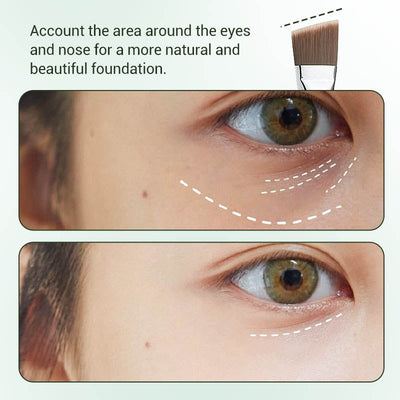 Ultra Thin Flat Head Foundation Brush For Smooth Application