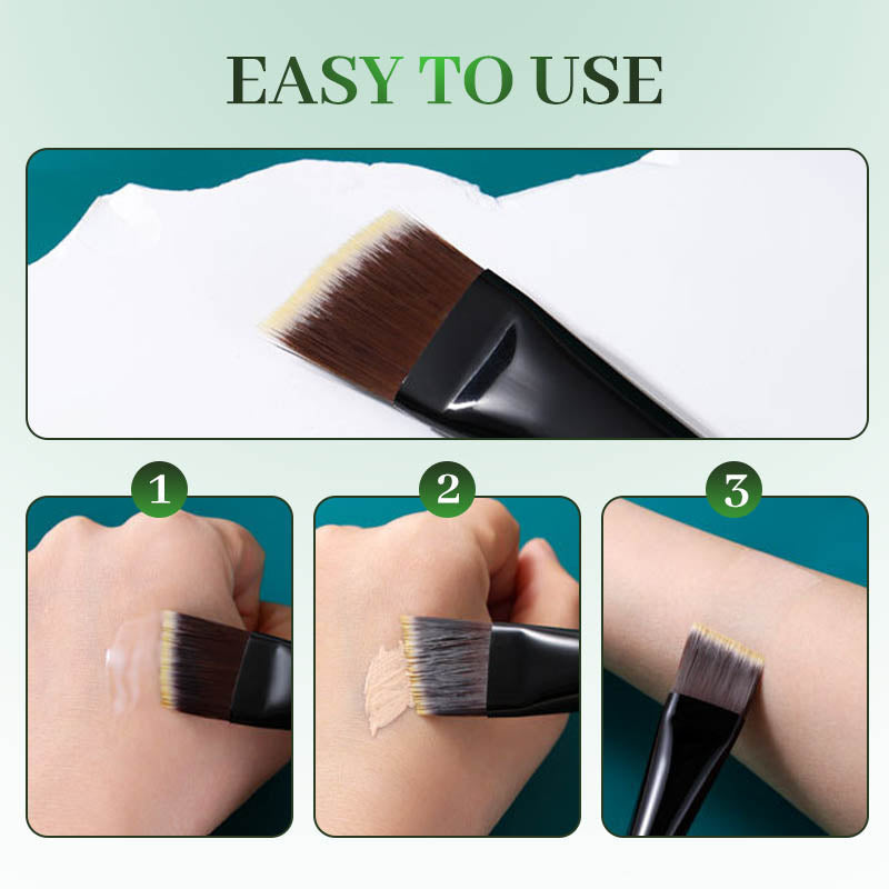Ultra Thin Flat Head Foundation Brush For Smooth Application
