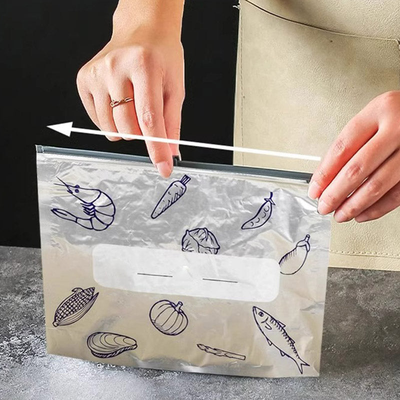 Reusable Aluminum Foil Storage Bags Sealable Food Storage Pouches