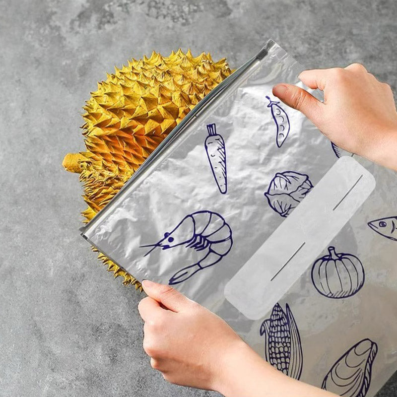 Reusable Aluminum Foil Storage Bags Sealable Food Storage Pouches