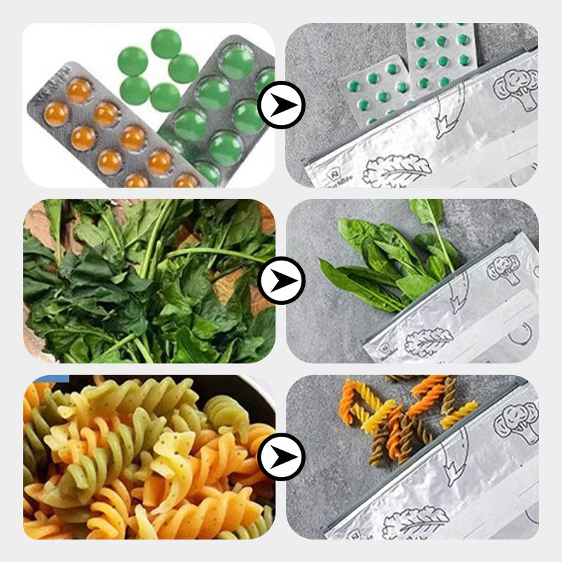 Reusable Aluminum Foil Storage Bags Sealable Food Storage Pouches