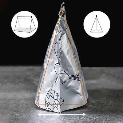 Reusable Aluminum Foil Storage Bags Sealable Food Storage Pouches