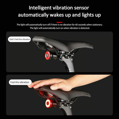 Smart Brake Riding Light For Outdoor Cycling Safety