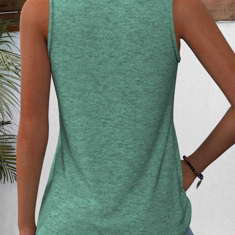 Women's V-Neck Tank Top Sleeveless Summer Casual Shirt