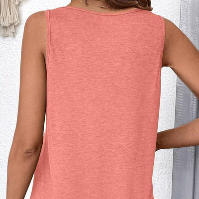 Women's V-Neck Tank Top Sleeveless Summer Casual Shirt