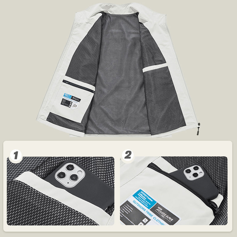 Men's Quick-Dry Vest With Pockets Comfortable Lightweight Sleeveless Top