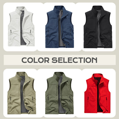 Men's Quick-Dry Vest With Pockets Comfortable Lightweight Sleeveless Top