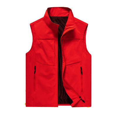 Men's Quick-Dry Vest With Pockets Comfortable Lightweight Sleeveless Top