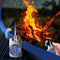 Dial Inflatable Windproof Metal Lighter Durable Portable Flame Starter