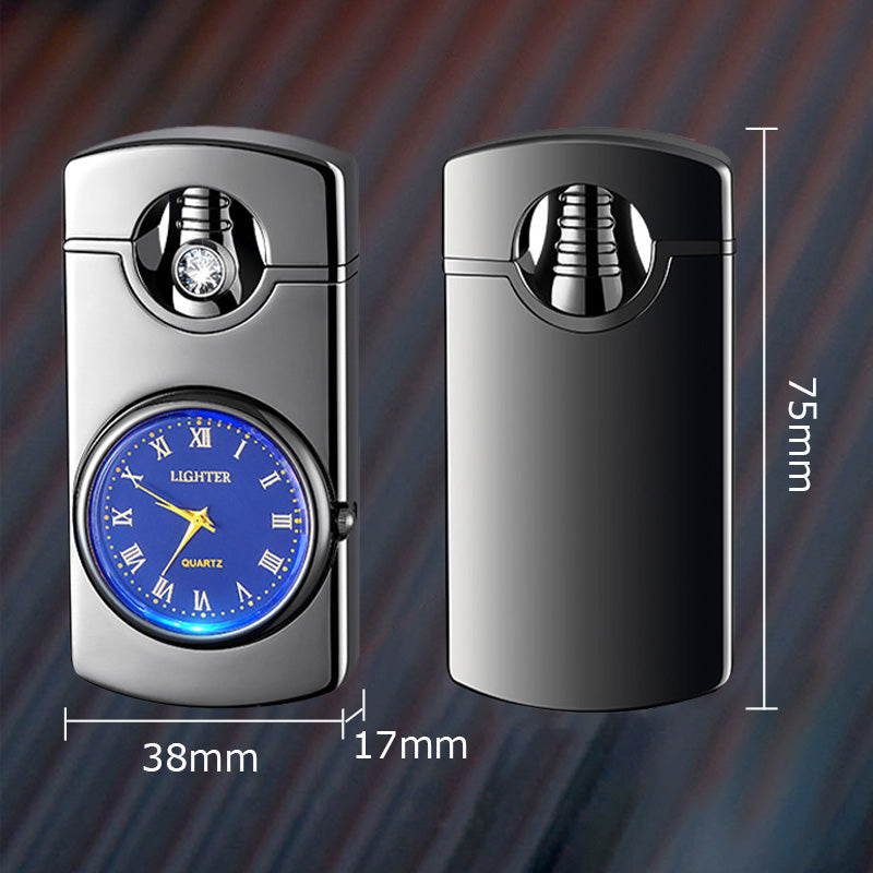 Dial Inflatable Windproof Metal Lighter Durable Portable Flame Starter