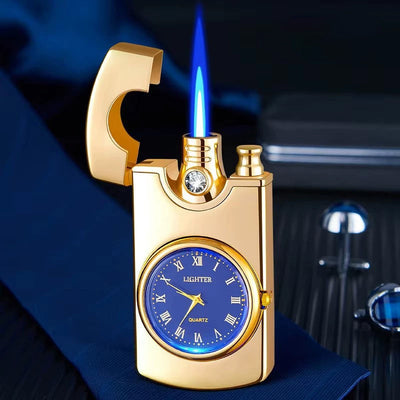 Dial Inflatable Windproof Metal Lighter Durable Portable Flame Starter