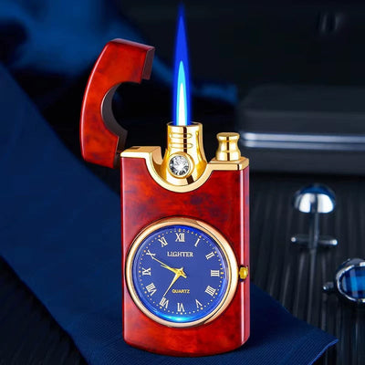 Dial Inflatable Windproof Metal Lighter Durable Portable Flame Starter