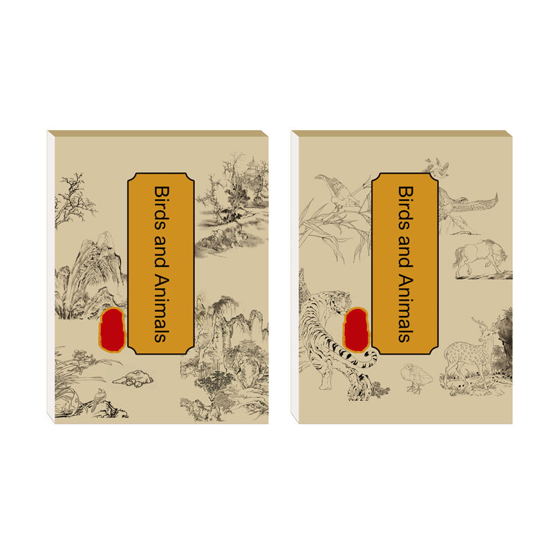 Chinese Painting Copying Album White Drawing Practice Book