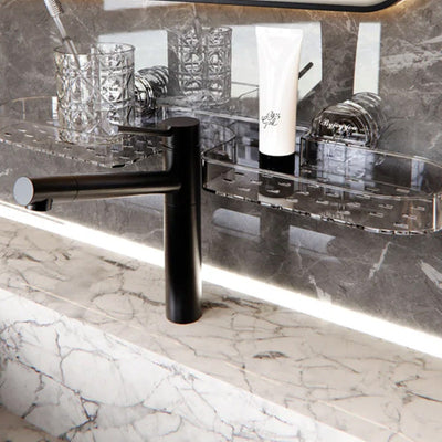 Suction Cup Shelf Organizer Easy Install Storage Rack For Bathroom Kitchen
