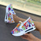 Women's Breathable Mesh Casual Shoes With Thick Sole Comfort