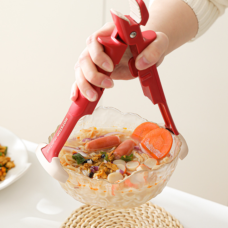 Anti-Scald Bowl Holder Clip For Safe Heat Protection And Handling