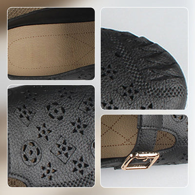 Women's Round Toe Mules With Comfortable Low Heel Design