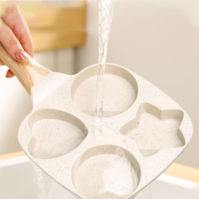 Multifunctional 4 Hole Omelette Pan For Easy Cooking