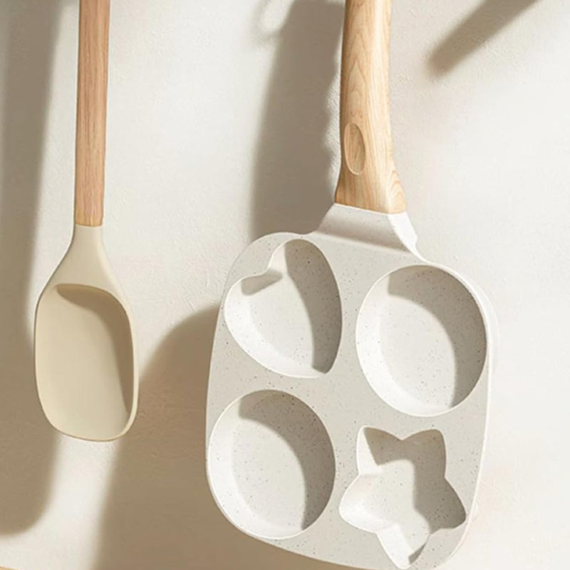 Multifunctional 4 Hole Omelette Pan For Easy Cooking