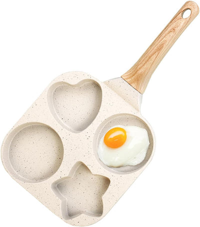 Multifunctional 4 Hole Omelette Pan For Easy Cooking