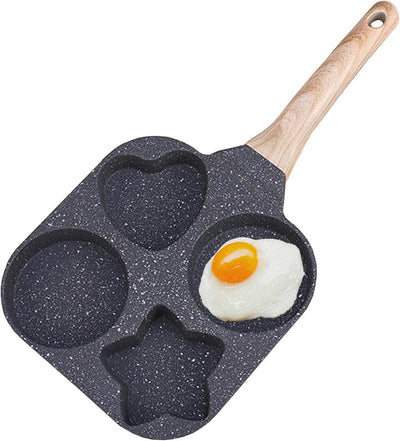 Multifunctional 4 Hole Omelette Pan For Easy Cooking
