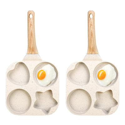 Multifunctional 4 Hole Omelette Pan For Easy Cooking