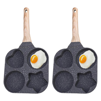 Multifunctional 4 Hole Omelette Pan For Easy Cooking